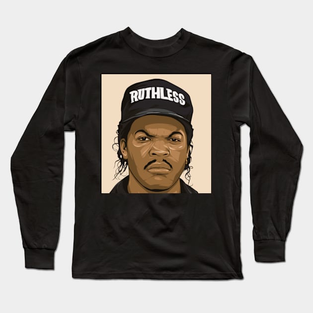 Ice Cube Long Sleeve T-Shirt by JhomArtStore